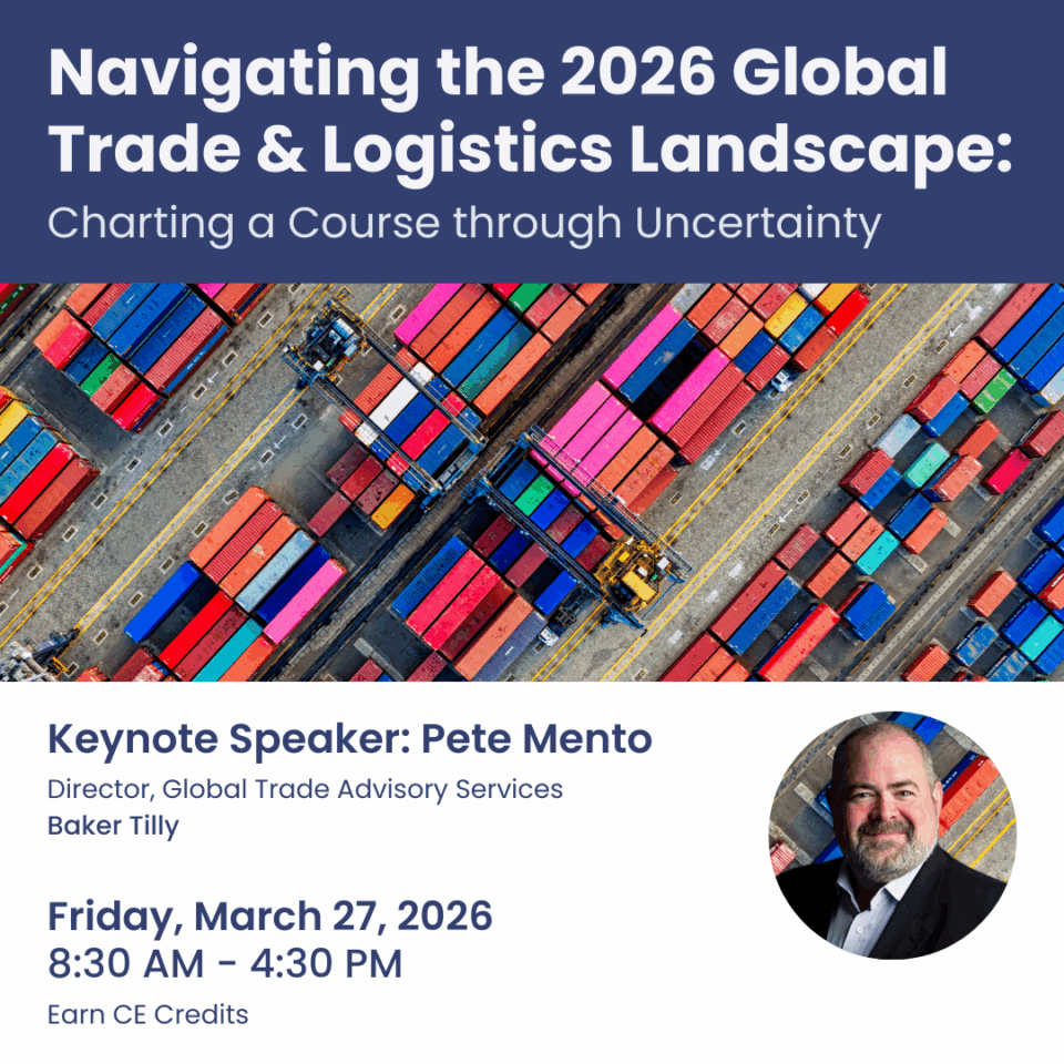Register for Navigating the 2026 Global Trade & Logistics Landscape